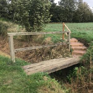 bridge and new steps repaired3